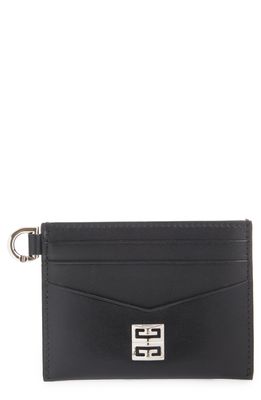 Givenchy 4G Leather Card Case in 001-Black