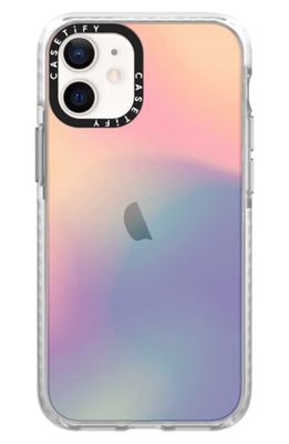 CASETiFY Impact iPhone 12/12 Pro Case in Sheer Iridescent