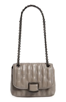 Longchamp Brioche Small Leather Shoulder Bag in Turtle Dove