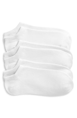 Nordstrom 3-Pack Ankle Socks in White