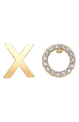 Estella Bartlett XO Stud Earrings in Gold