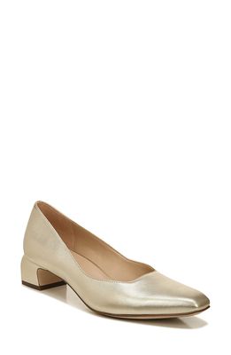 27 EDIT Naturalizer Florence Square Toe Pump in Light Gold