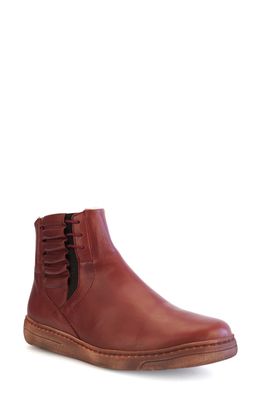 CLOUD Fern Wool Lined Leather Boot in Cherry Mahogany