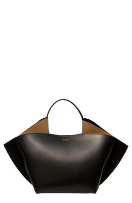 Ree Projects Medium Ann Leather Tote in Black