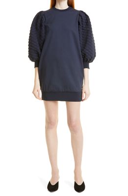 Ted Baker London Xcelina Quilted Jersey Dress in Midnight