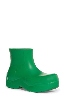 Bottega Veneta BV Puddle Waterproof Chelsea Rain Boot in Grass