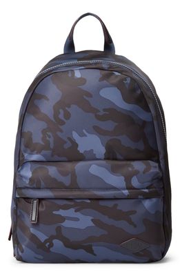 MZ Wallace Bleecker Nylon Backpack in Dark Blue Camo