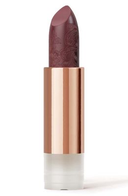 La Perla Refillable Matte Silk Lipstick in Plum Red Refill