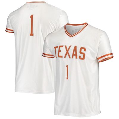 Men's Original Retro Brand White Texas Longhorns Basketball Jersey