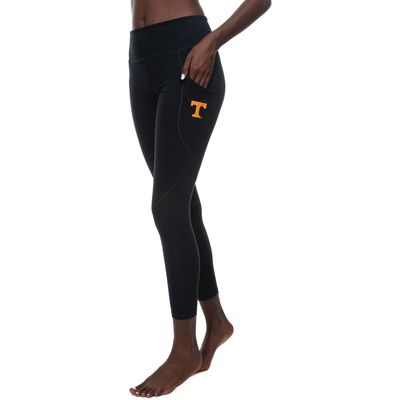 Women's ZooZatz Black Tennessee Volunteers Pocketed Leggings