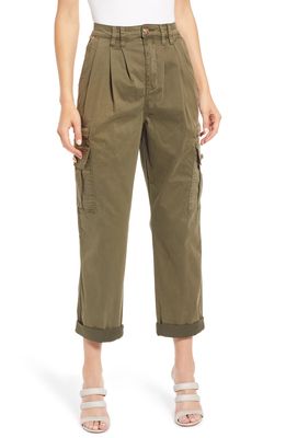BLANKNYC Stretch Cotton Twill Cargo Pants in First Lady