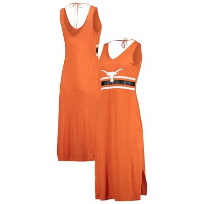 Women's G-III 4Her by Carl Banks Texas Orange Texas Longhorns Opening Day V-Neck Maxi Dress