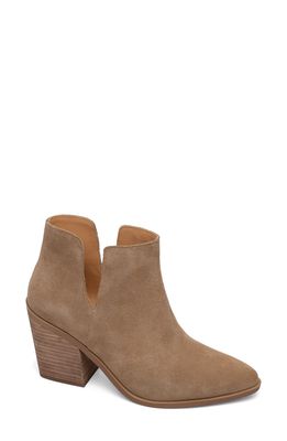 Lisa Vicky Kicky Bootie in Saddle Split Suede