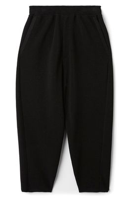 CFCL Paper Blend Garter Knit Pants in Black