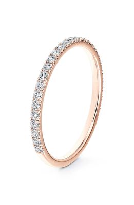 De Beers Forevermark Engagement & Commitment Pave Diamond Band in Rose Gold