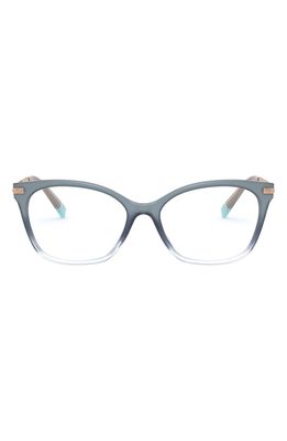 Tiffany & Co. 52mm Square Optical Glasses in Blue Grey