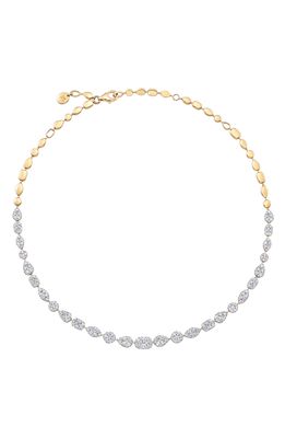 Sara Weinstock Reverie Cluster Choker Necklace in 18K Yellow Gold