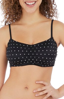Freya Jewel Cove Underwire Bikini Top in Black