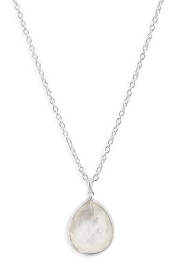 Ippolita 'Wonderland' Mini Teardrop Pendant Necklace in Mother Of Pearl