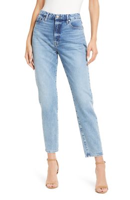Good American Slim Fit Crop Jeans in Blue864