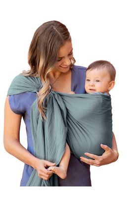 MOBY Ring Sling Double Gauze Baby Carrier in Fern