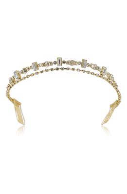 Brides & Hairpins Amora Crystal Crown Comb in Gold