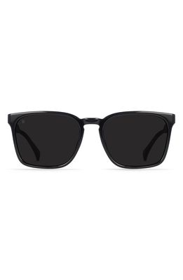 RAEN Pierce 55mm Square Sunglasses in Black/Dark Smoke