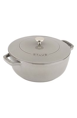 Staub 3.75-Quart Enameled Cast Iron French Oven in Graphite