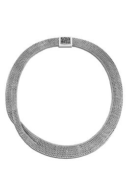 John Hardy Classic Flat Rope Chain Necklace in Silver