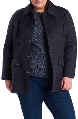 Barbour Beadnell Summer Quilted Jacket in Navy