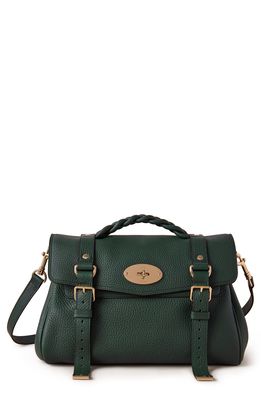 Mulberry Alexa Leather Satchel in Mulberry Green