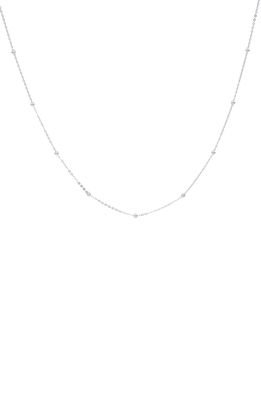 Bony Levy 14K Gold Ball Bead Chain Necklace in White Gold