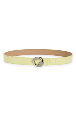 Givenchy G-Chain Buckle Leather Belt in 725-Acid Yellow
