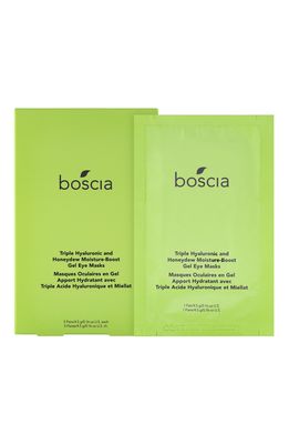 Boscia Triple Hyaluronic and Honeydew Moisture-Boost Gel Eye Masks