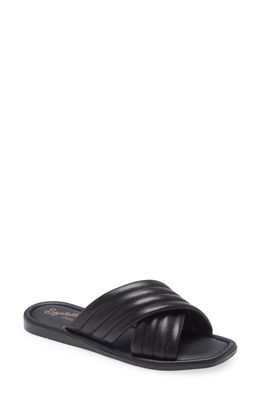 Seychelles Word For Word Slide Sandal in Black