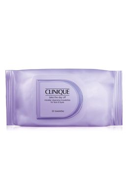 Clinique Take the Day Off Makeup Remover Micellar Cleansing Towelettes for Face & Eyes