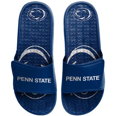 Men's FOCO Penn State Nittany Lions Wordmark Gel Slide Sandals in Navy