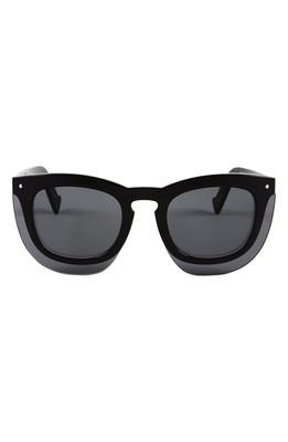 Grey Ant Inbox 48mm Square Sunglasses in Black/Grey