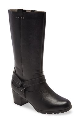 Jambu Autumn Water Resistant Leather Boot in Black Leather