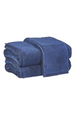 Matouk Milagro Fingertip Towel in Navy