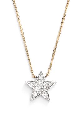 Dana Rebecca Designs 'Julianne Himiko' Diamond Star Pendant Necklace in Yellow Gold/White Gold