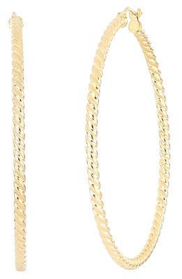 Bony Levy 14K Gold Twisted Hoop Earrings in 14K Yellow Gold