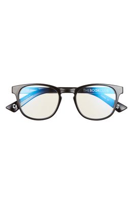 The Book Club The Banned Fan 48mm Blue Light Blocking Glasses in Black