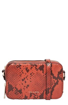 stina embossed faux leather crossbody bag ted baker london