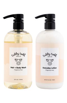 Tubby Todd Bath Co. The Wash & Lotion Bundle in Fragrance Free
