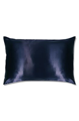 slip Pure Silk Pillowcase in Navy