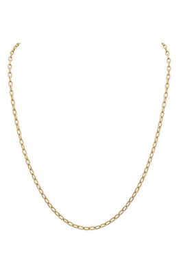 Stephanie Windsor Oval Link Chain Necklace in Yellow Gold