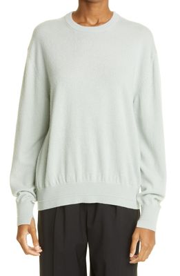 Maria McManus Recycled Cashmere & Cotton Sweater in Seafoam Green