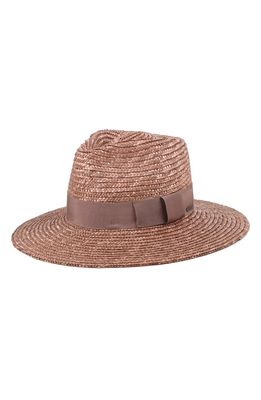 Brixton Joanna Straw Hat in Lilac
