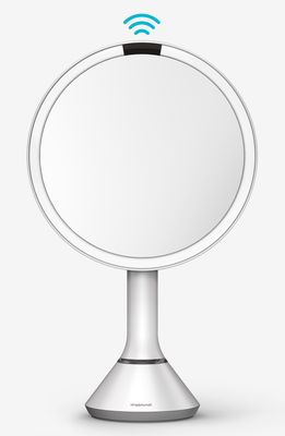 simplehuman 8-Inch Sensor Mirror in White